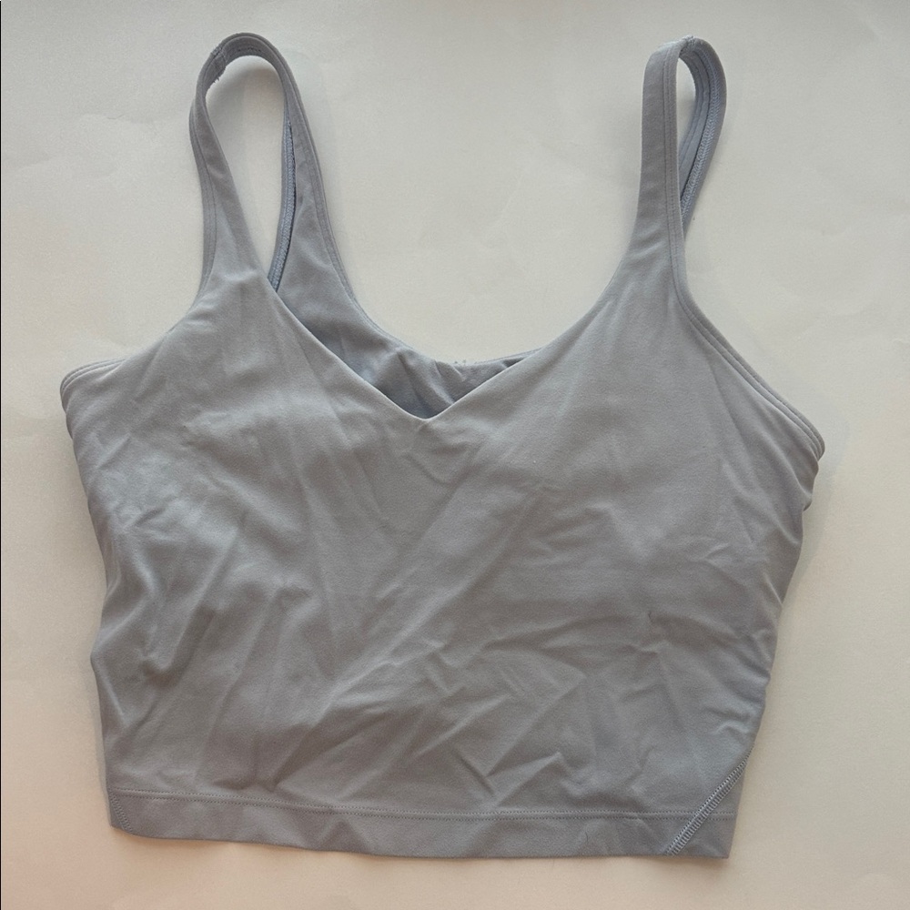 lululemon Athletica Soft Gray Tank Top